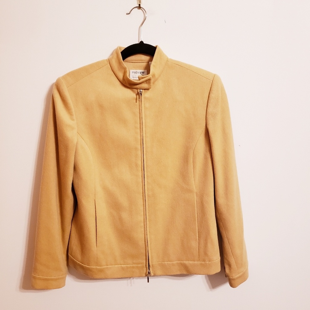 Preview Collection Tan Wool/Cashmere Jacke…